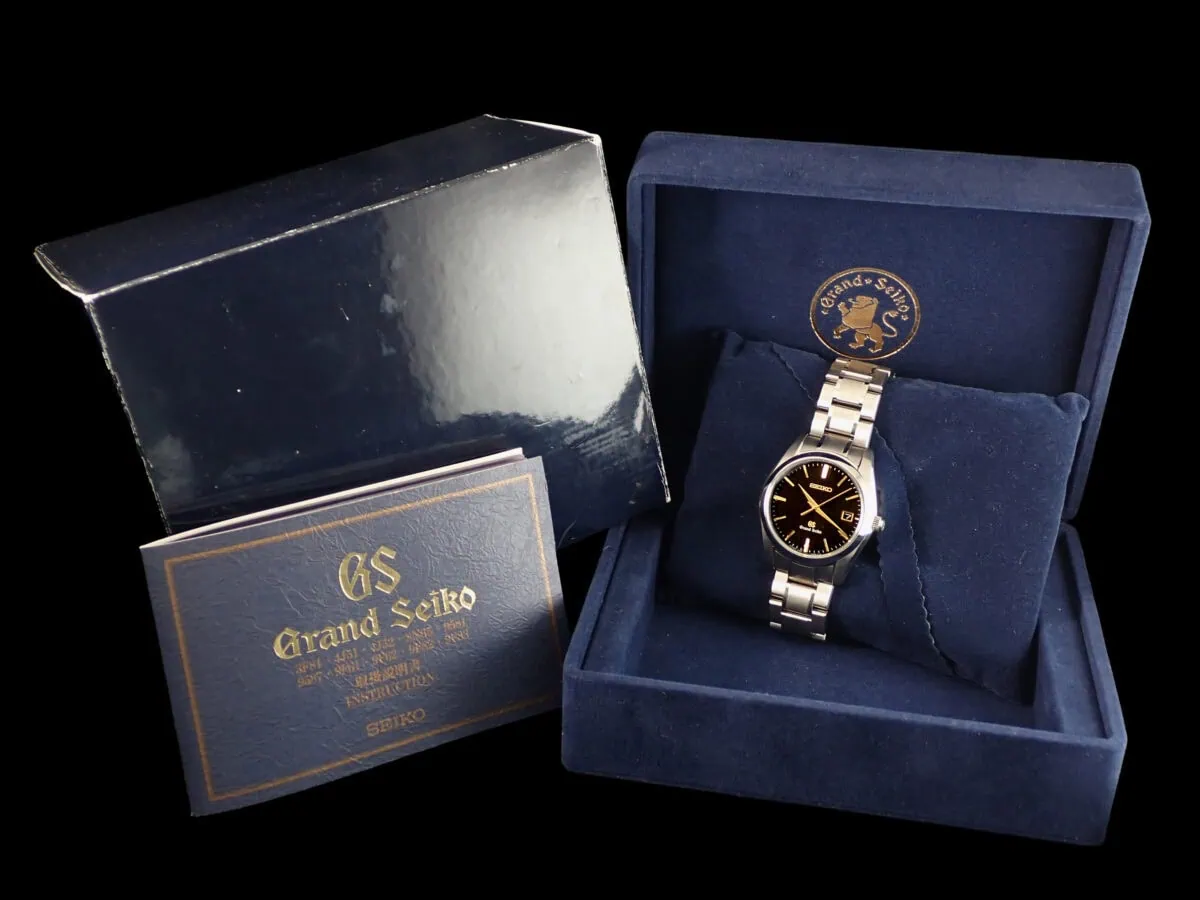 010 Grand Seiko グランドセイコー SBGX069 9F62-0AE0 ブラックダイヤル チタン クオーツ