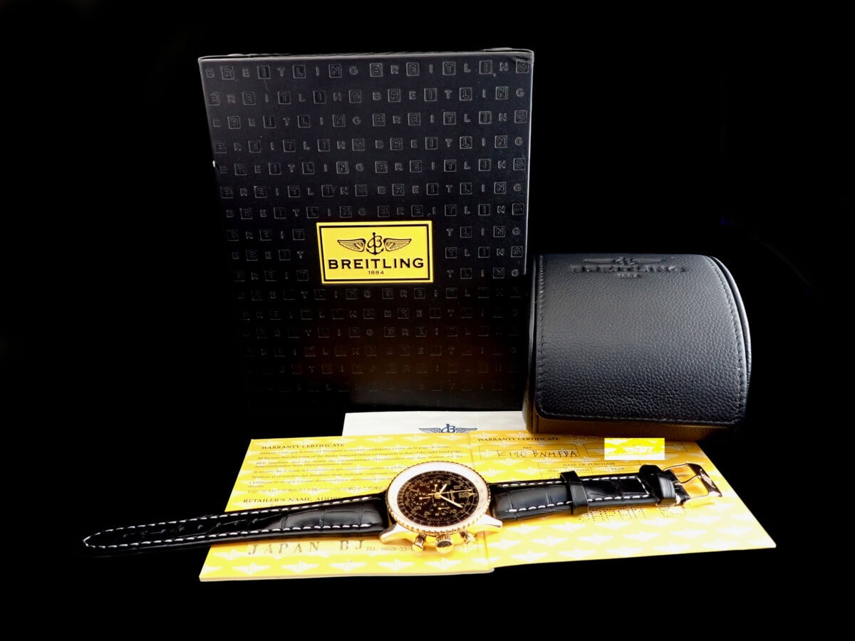 014 BREITLING Navitimer 50s Japan Limited 100 ブライトリング ナビタイマー メカニック50s 日本限定100本 K120BNMFBA 18KYG ブラック文字盤