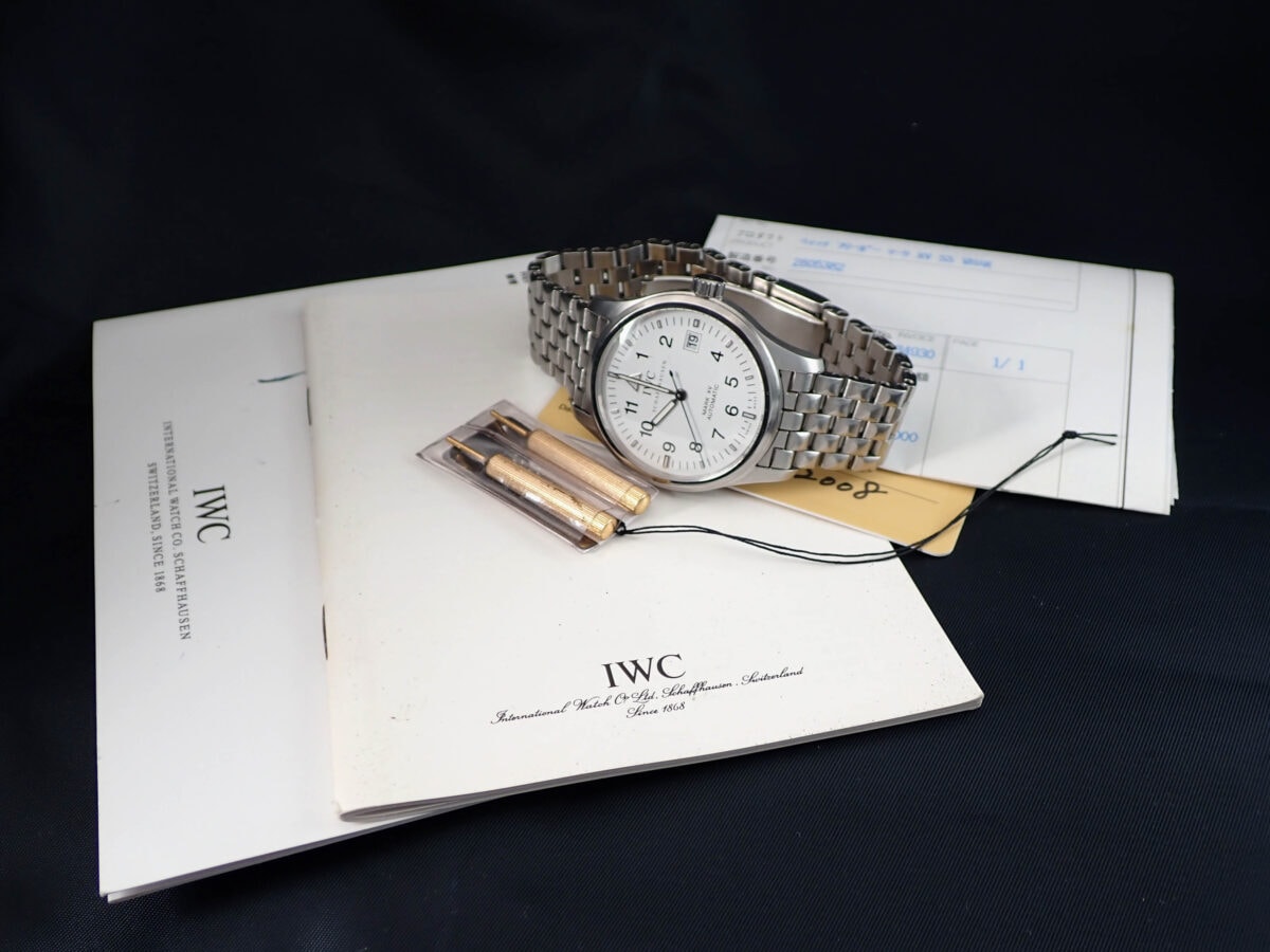 100 IWC Mark XV White Dial マークXV IW325309 白文字盤 ステンレススチール