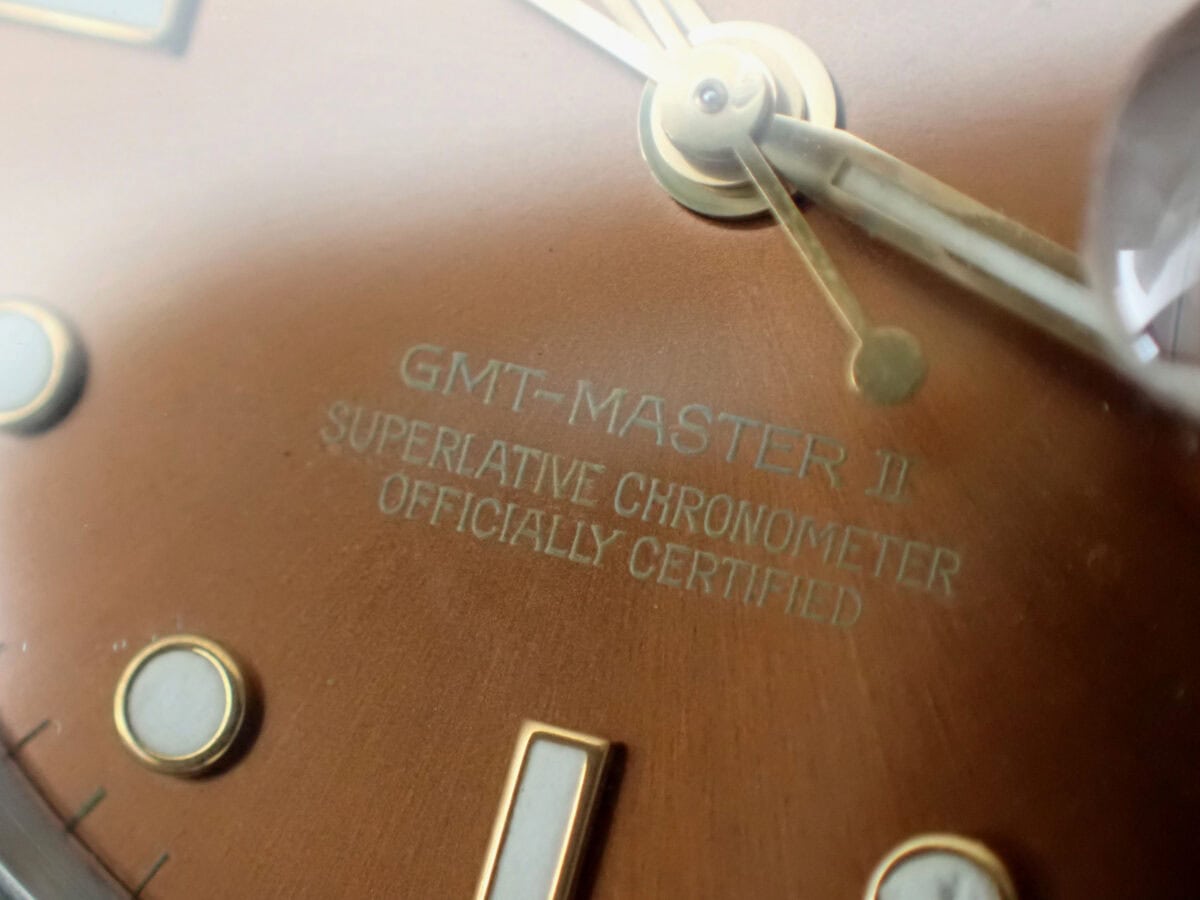 006 ROLEX GMT-Master II Root Beer Tritium ロレックス GMTマスターII 16713 ルートビア トリチウム文字盤 1994年製 コンビモデル