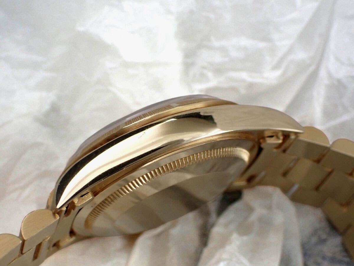 009 ROLEX Day-Date Bark ロレックス デイデイト バーク 18248 18Kイエローゴールド Xシリアル 1993年 箱・保証書付き