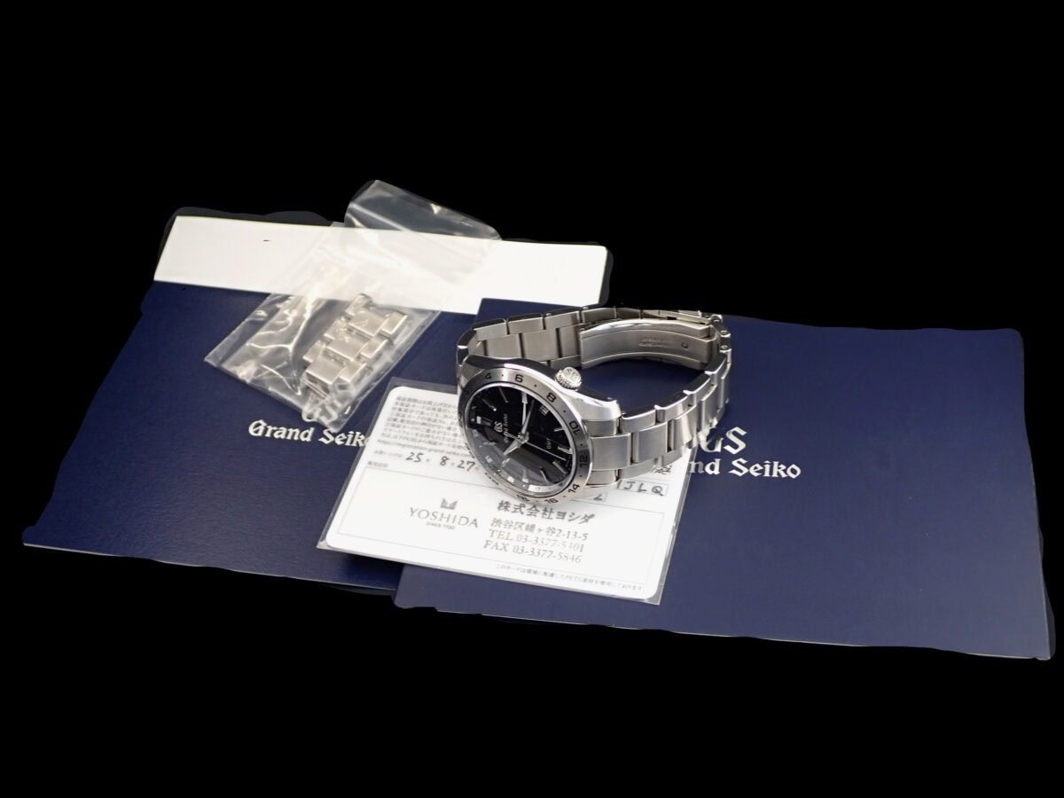 009 Grand Seiko GMT Black Dial グランドセイコー スポーツコレクション SBGN027 クオーツ GMT