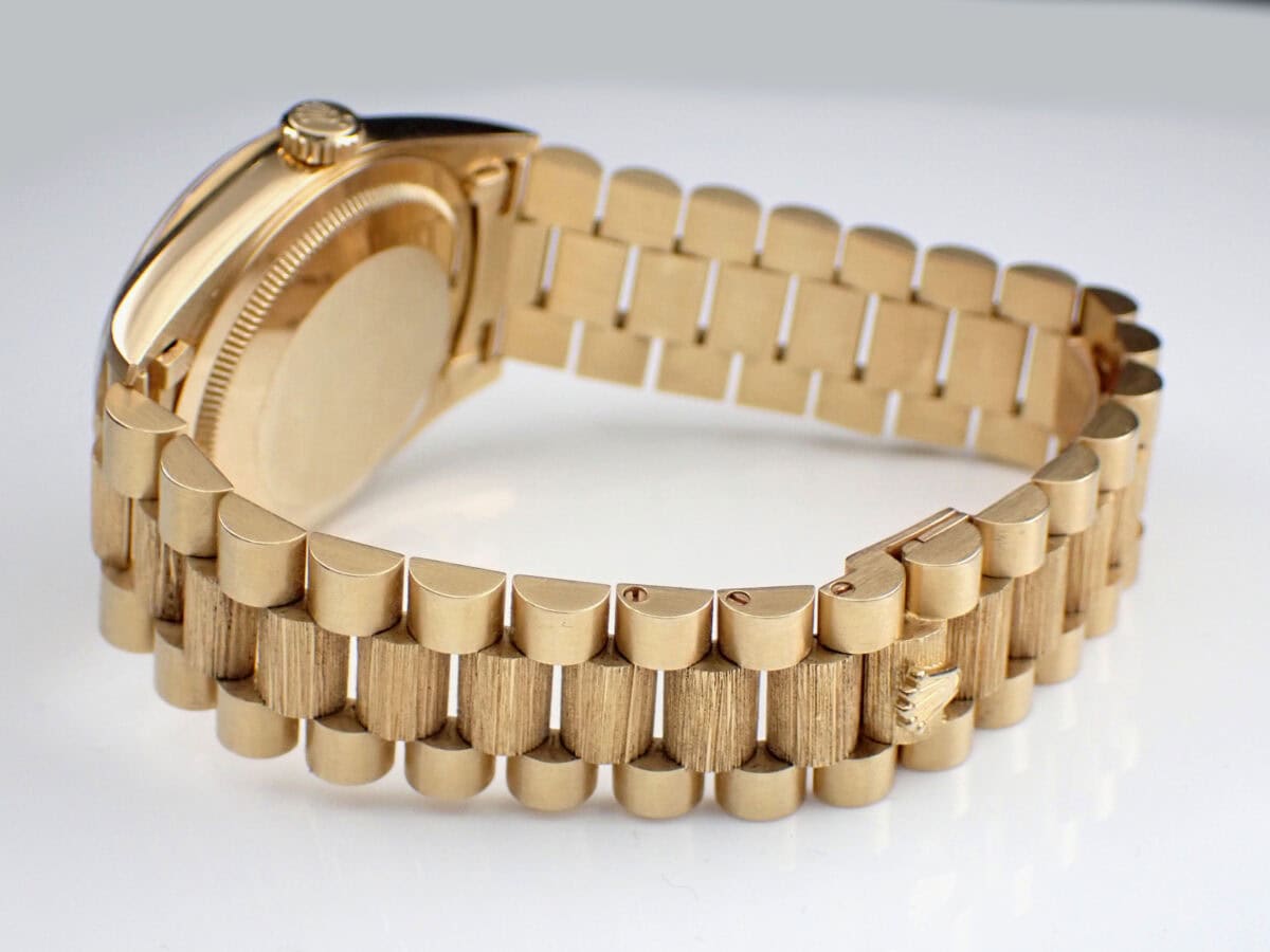 012 ROLEX Day-Date Bark ロレックス デイデイト バーク 18248 18Kイエローゴールド Xシリアル 1993年 箱・保証書付き