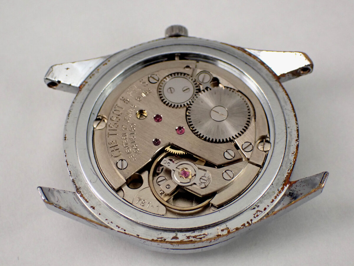 001 TISSOT Stylist ティソ スタイリスト 41/42100-01 黒マット文字盤 Cal.781-1 手巻き ヴィンテージ