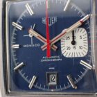 002 HEUER Monaco Blue Dial ホイヤー モナコ Ref.1533B ブルー文字盤 Cal.15 自動巻クロノグラフ 革ベルト