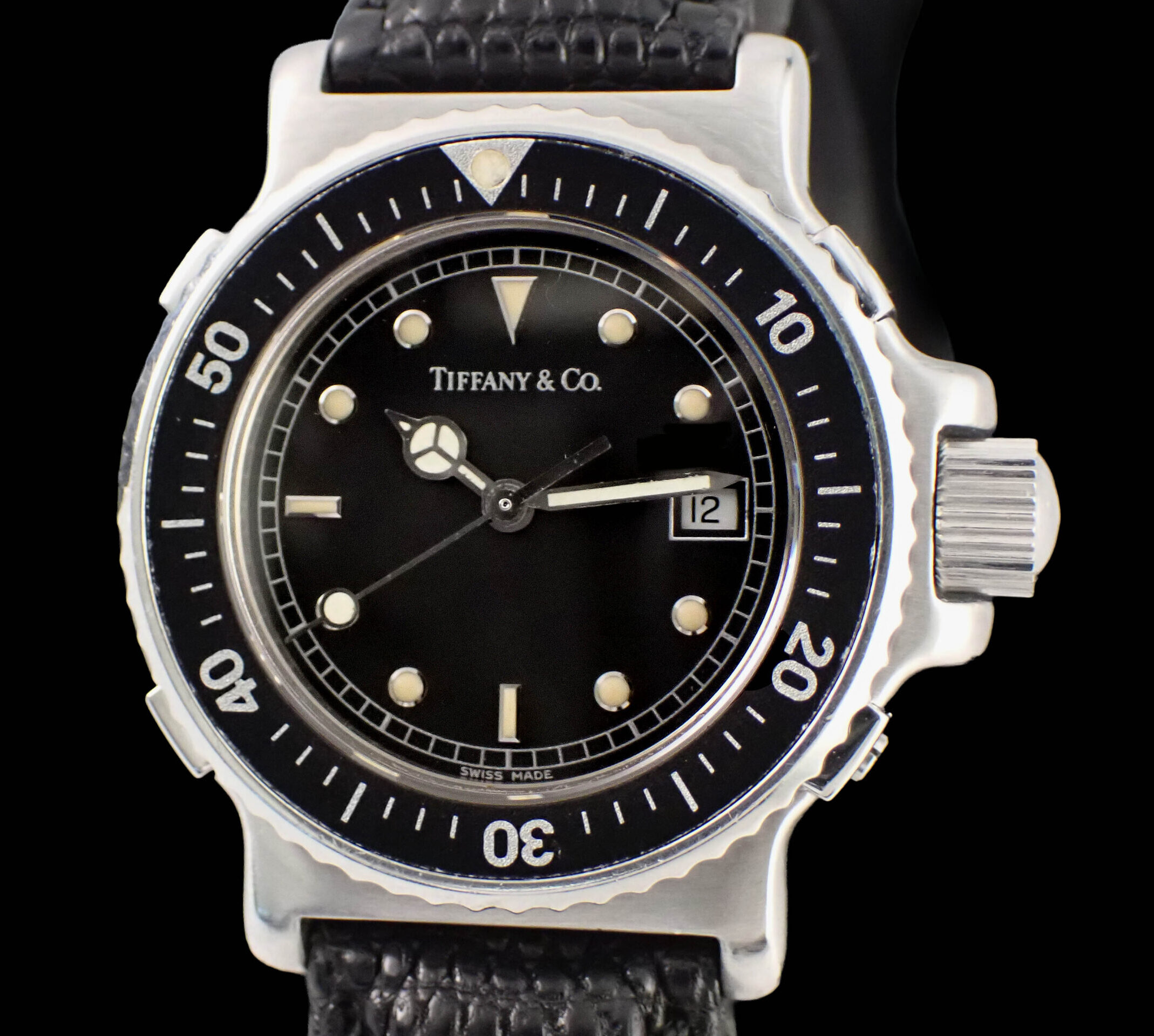 Tiffany & Co. Diver Black Dial ティファニー L0719 ダイバー
