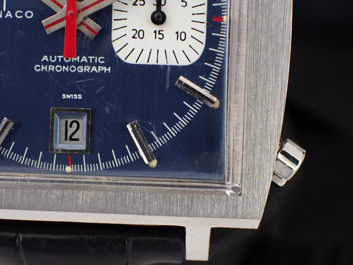 003 HEUER Monaco Blue Dial ホイヤー モナコ Ref.1533B ブルー文字盤 Cal.15 自動巻クロノグラフ 革ベルト