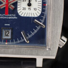 003 HEUER Monaco Blue Dial ホイヤー モナコ Ref.1533B ブルー文字盤 Cal.15 自動巻クロノグラフ 革ベルト