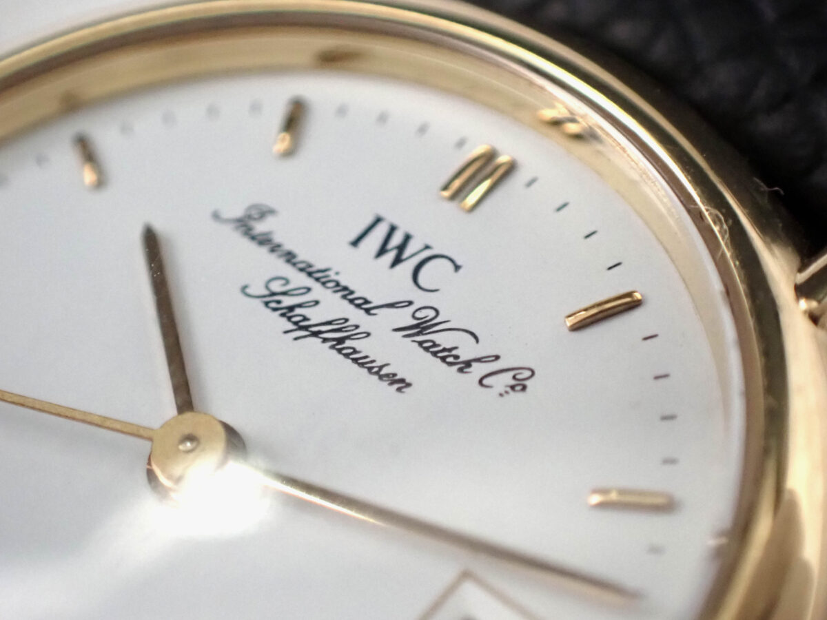 004 IWC Portofino Ladies ポートフィノ レディース IW4531 18Kイエローゴールド クォーツ ホワイト文字盤 1994年製