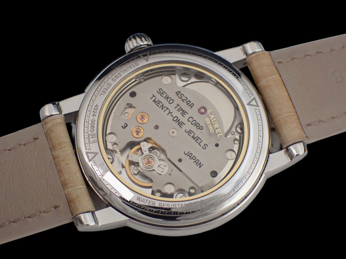 006 SEIKO Laurel セイコー ローレル 4S24-0060 シルバーグレー文字盤 手巻き