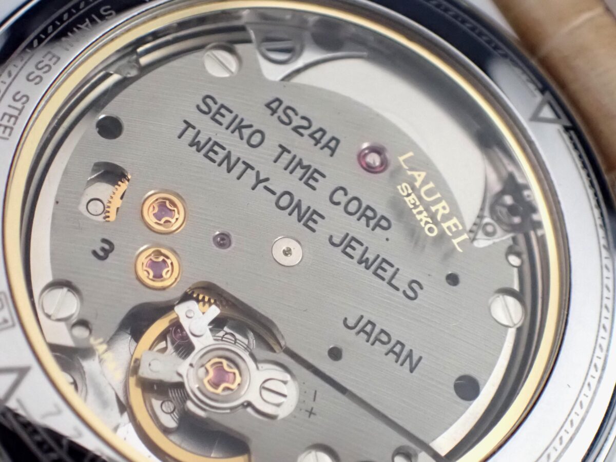 007 SEIKO Laurel セイコー ローレル 4S24-0060 シルバーグレー文字盤 手巻き