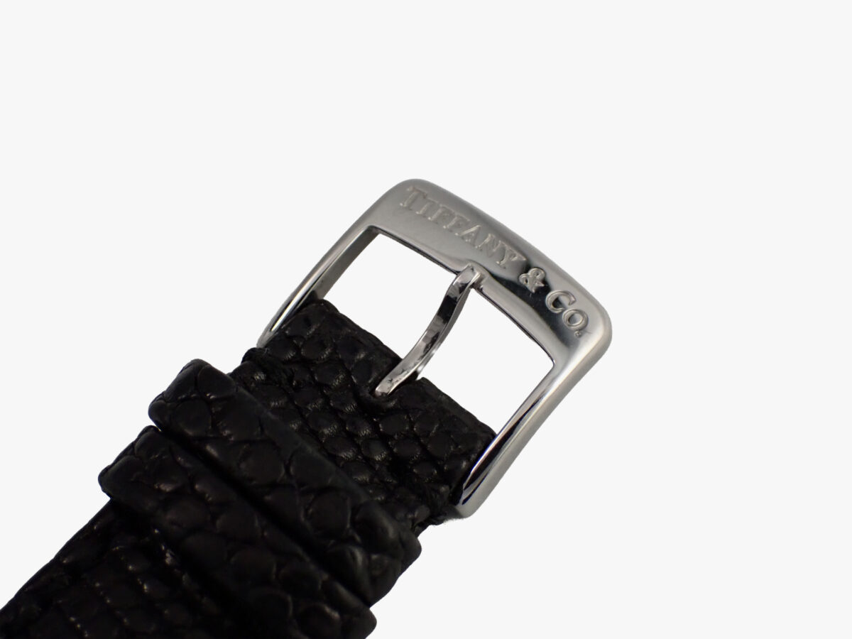 009 Tiffany & Co. Diver Black Dial ティファニー L0719 ダイバー ブラック文字盤 ヴィンテージ クォーツ 純正ベルト・ギャランティー付き