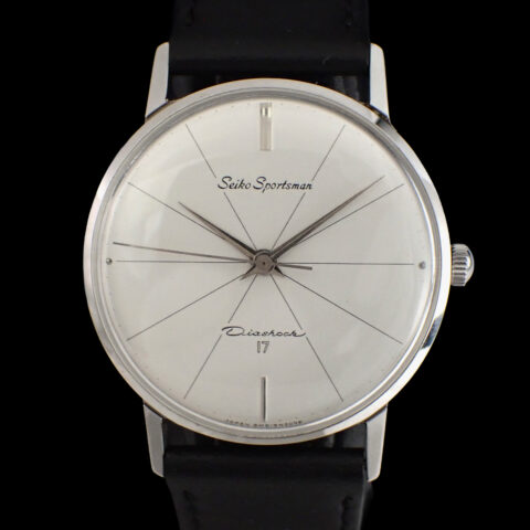SEIKO Sportsman Diashock 17 Ref.15019E Cal.436 SEIKO Sportsman Diashock セイコー スポーツマン ダイアショック17 Ref.15019E Cal.436 手巻き 1961年製