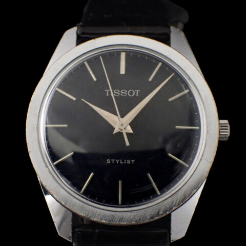 TISSOT Stylist 41/42100-01 TISSOT Stylist ティソ スタイリスト 41/42100-01 黒マット文字盤 Cal.781-1 手巻き ヴィンテージ