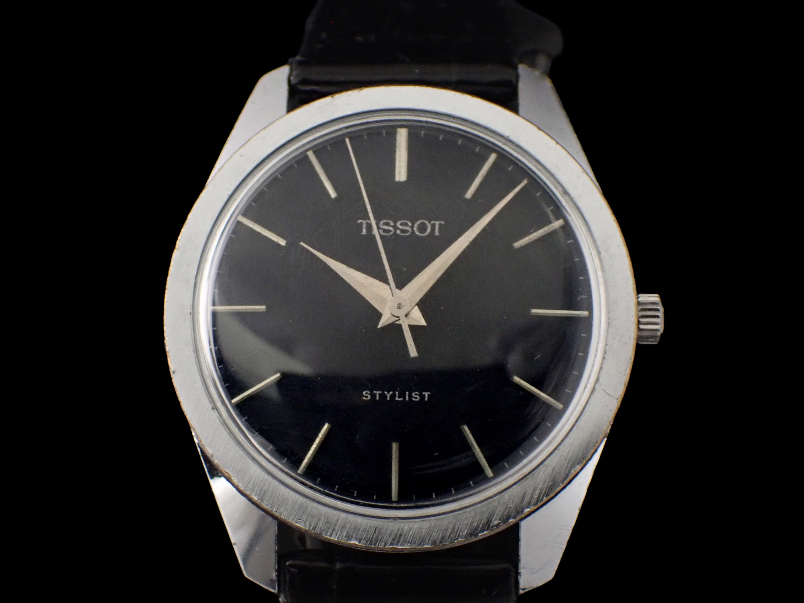 TISSOT Stylist ティソ スタイリスト 41/42100-01 黒マット文字盤 Cal