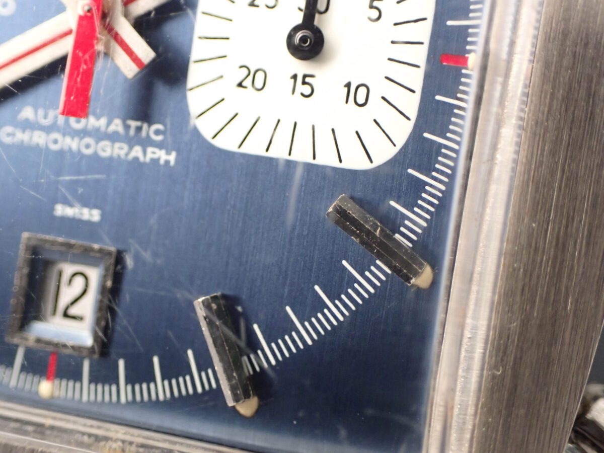 010 HEUER Monaco Blue Dial ホイヤー モナコ Ref.1533B ブルー文字盤 Cal.15 自動巻クロノグラフ 革ベルト