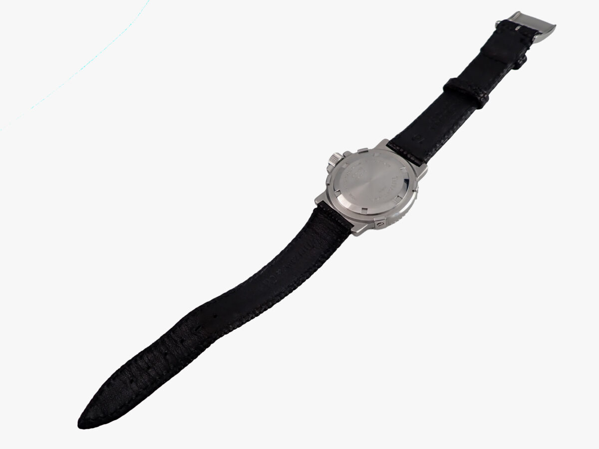 011 Tiffany & Co. Diver Black Dial ティファニー L0719 ダイバー ブラック文字盤 ヴィンテージ クォーツ 純正ベルト・ギャランティー付き