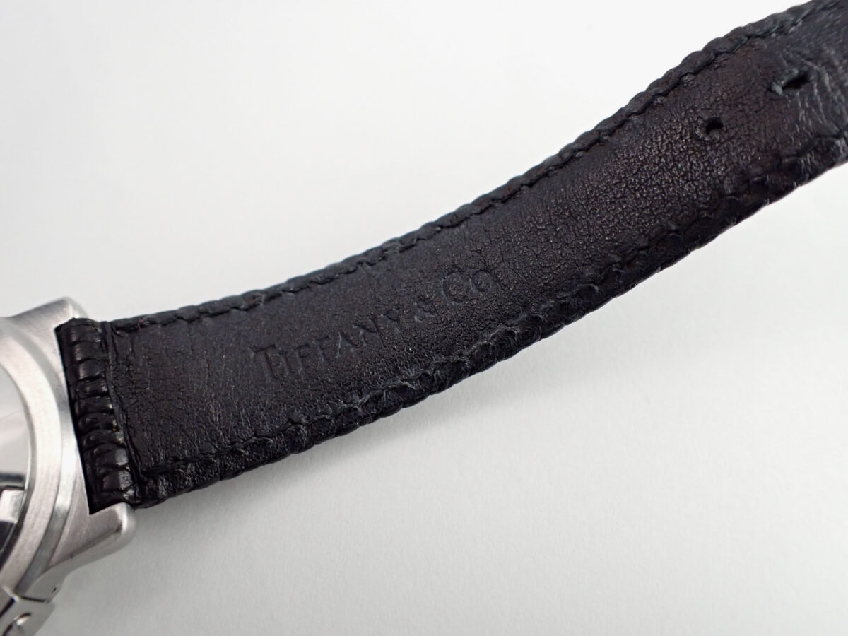 012 Tiffany & Co. Diver Black Dial ティファニー L0719 ダイバー ブラック文字盤 ヴィンテージ クォーツ 純正ベルト・ギャランティー付き