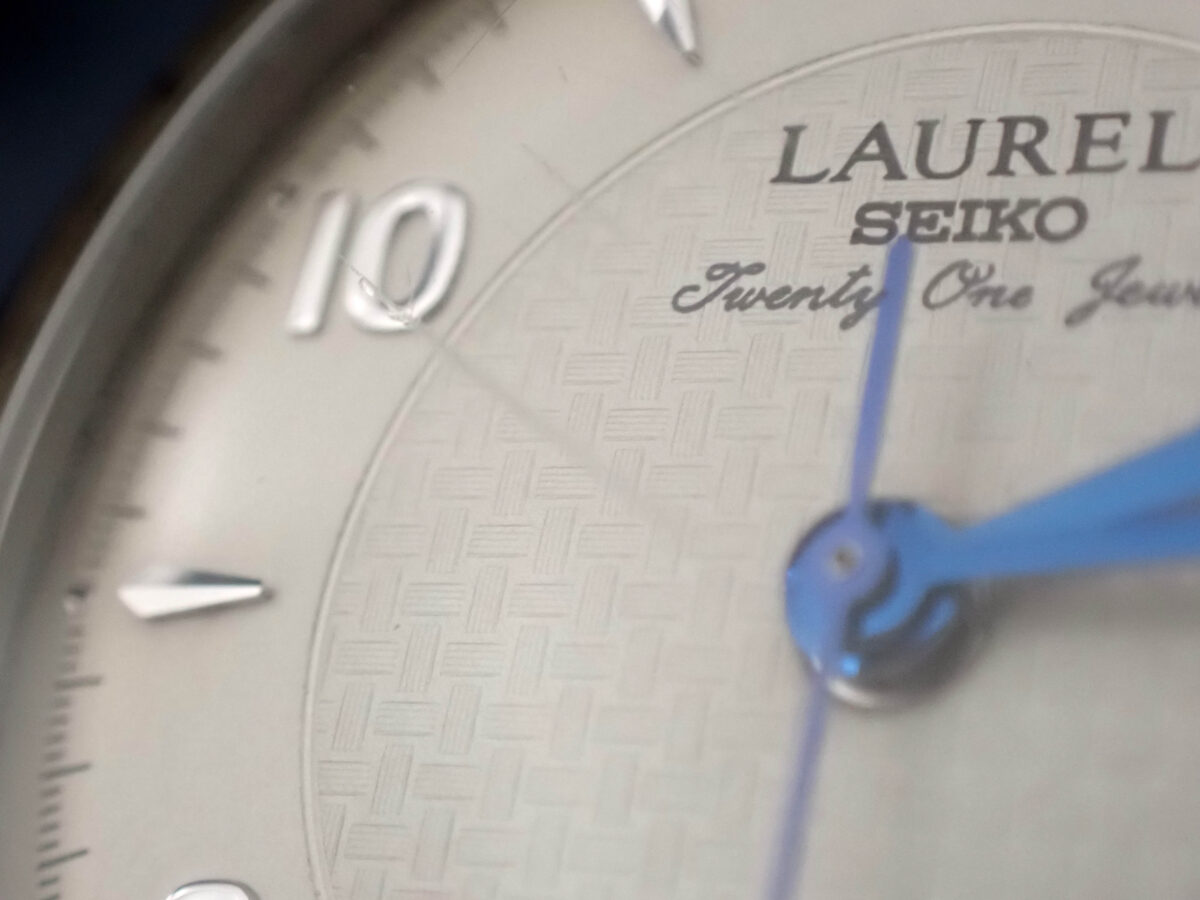 013 SEIKO Laurel セイコー ローレル 4S24-0060 シルバーグレー文字盤 手巻き