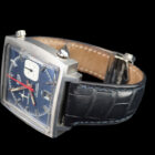019 HEUER Monaco Blue Dial ホイヤー モナコ Ref.1533B ブルー文字盤 Cal.15 自動巻クロノグラフ 革ベルト