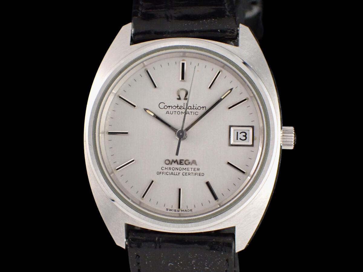 OMEGA Constellation ST168.0056 OMEGA Constellation オメガ コンステレーション ST168.0056 シルバー文字盤 自動巻クロノメーター 箱・ギャラ付き 1977年 デットストック級