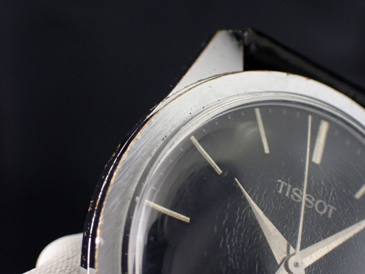 03 TISSOT Stylist ティソ スタイリスト 41/42100-01 黒マット文字盤 Cal.781-1 手巻き ヴィンテージ