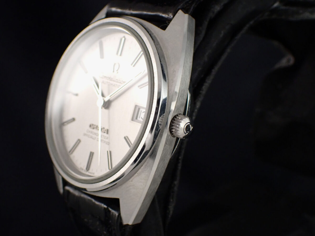 03 OMEGA Constellation オメガ コンステレーション ST168.0056 シルバー文字盤 自動巻クロノメーター 箱・ギャラ付き 1977年 デットストック級