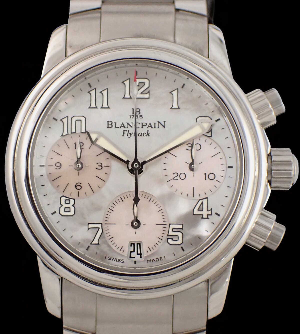 BLANCPAIN Leman Flyback Chronograph 2385F-1144B-71 BLANCPAIN Leman Flyback Chronograph ブランパン レマン フライバック クロノグラフ 2385F-1144B-71 ホワイトシェル文字盤