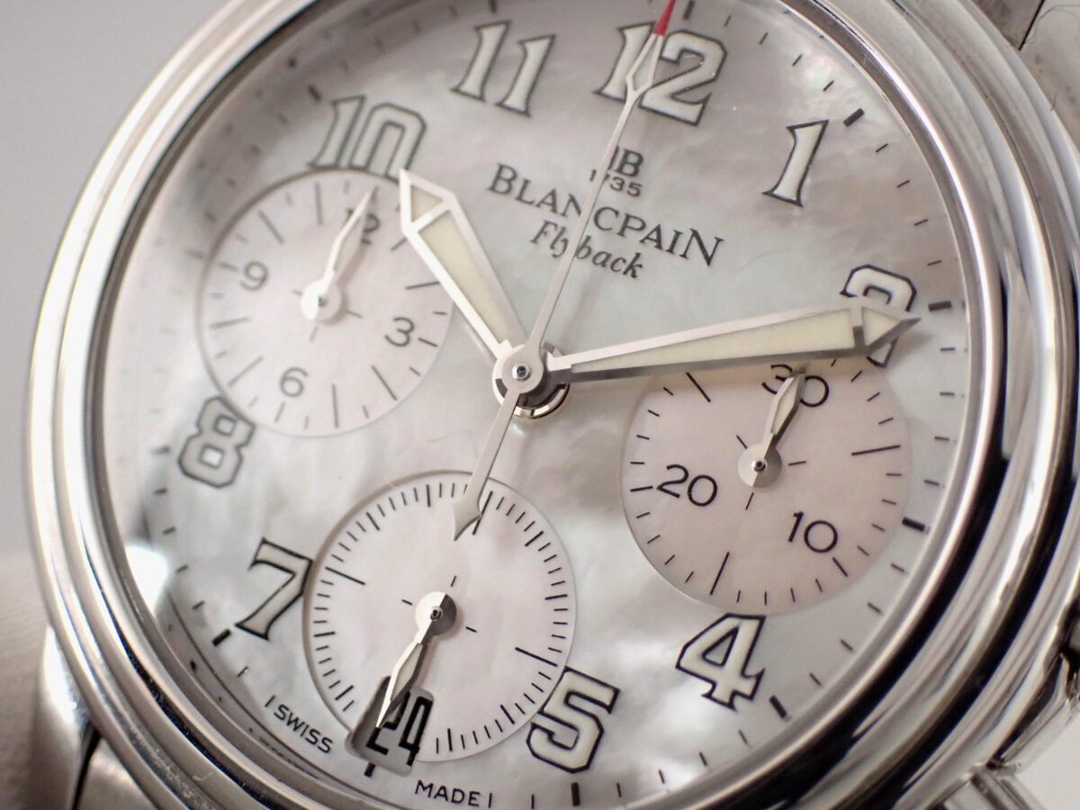 002 BLANCPAIN Leman Flyback Chronograph ブランパン レマン フライバック クロノグラフ 2385F-1144B-71 ホワイトシェル文字盤