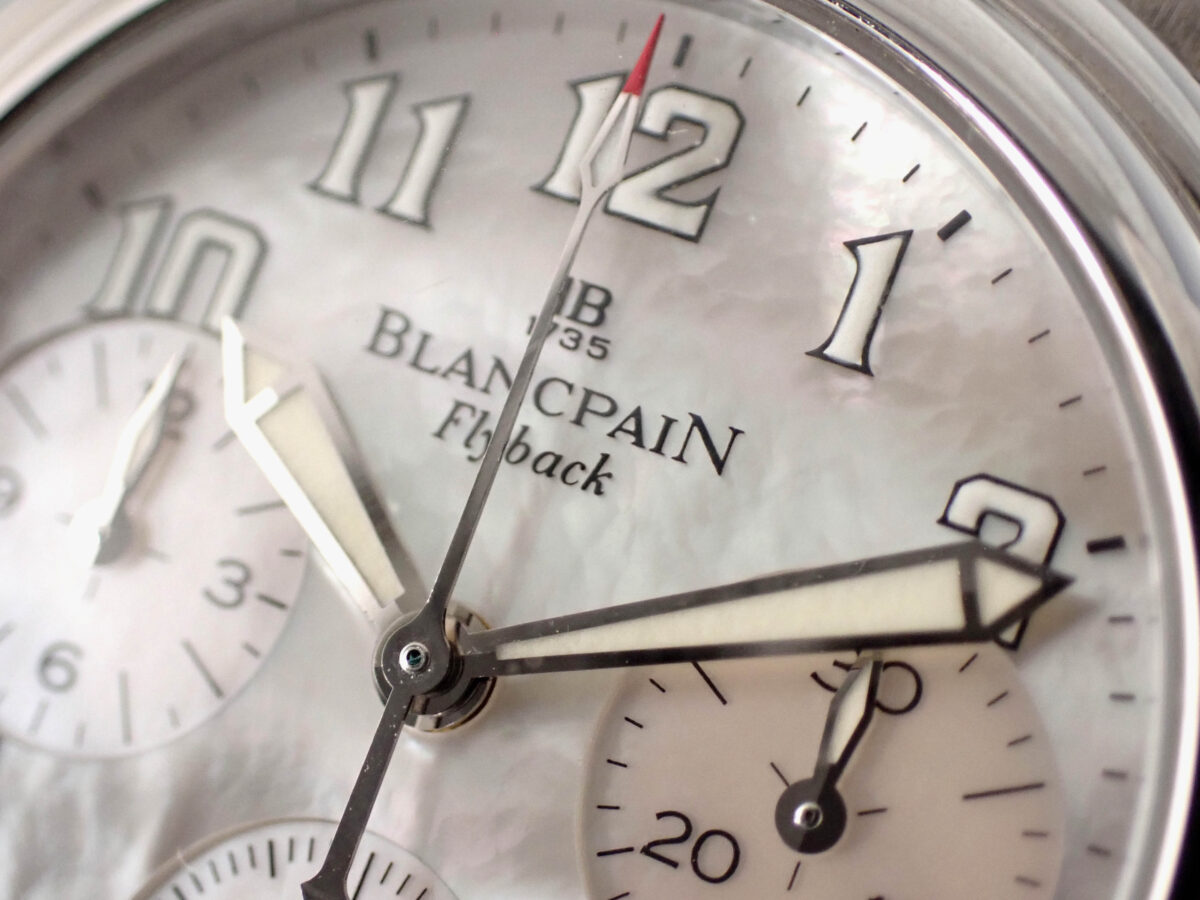 003 BLANCPAIN Leman Flyback Chronograph ブランパン レマン フライバック クロノグラフ 2385F-1144B-71 ホワイトシェル文字盤