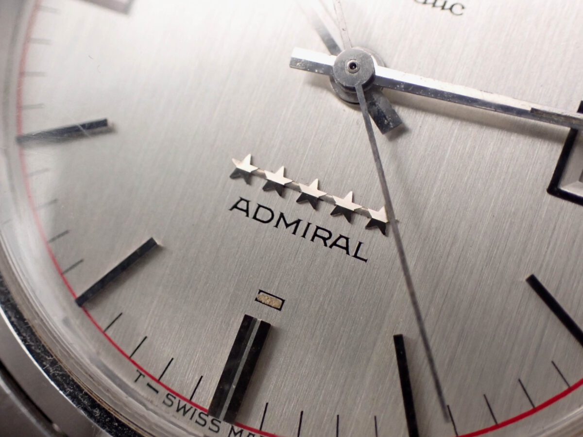 008 LONGINES Admiral 5 Star ロンジン アドミラル ファイブスター Ref.8642 Cal.506 1971年製 シルバー文字盤 純正ブレス付き