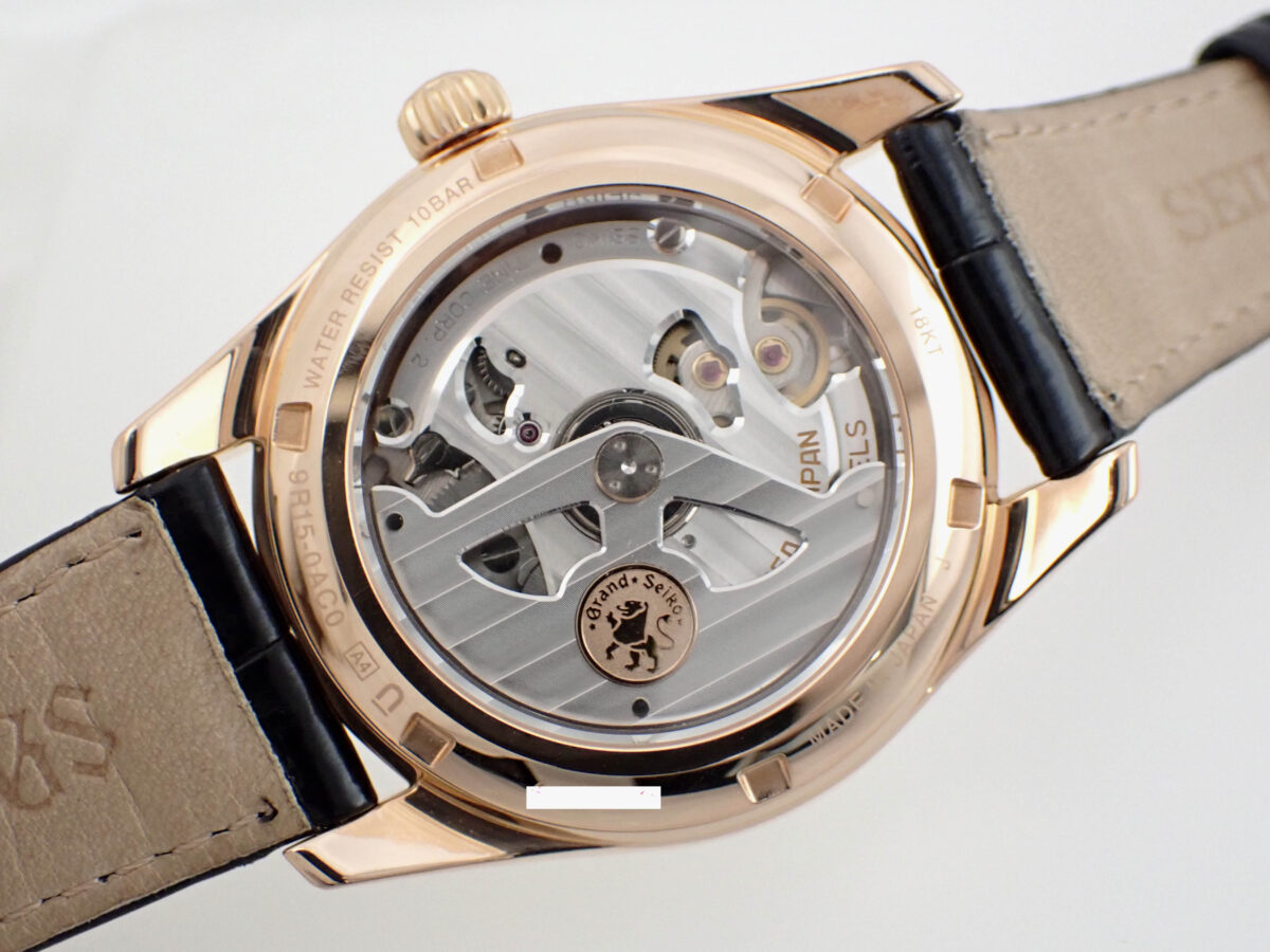 008 Grand Seiko Spring Drive Snowflake Dual Logo Dial グランドセイコー SBGA092 スプリングドライブ Cal.9R15 18Kピンクゴールド 雪白文字盤 旧ロゴ 箱・保証書付き