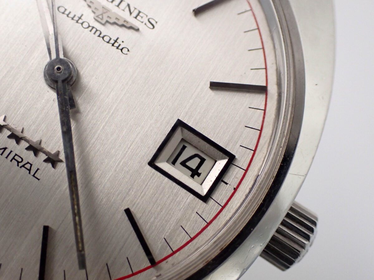 009 LONGINES Admiral 5 Star ロンジン アドミラル ファイブスター Ref.8642 Cal.506 1971年製 シルバー文字盤 純正ブレス付き
