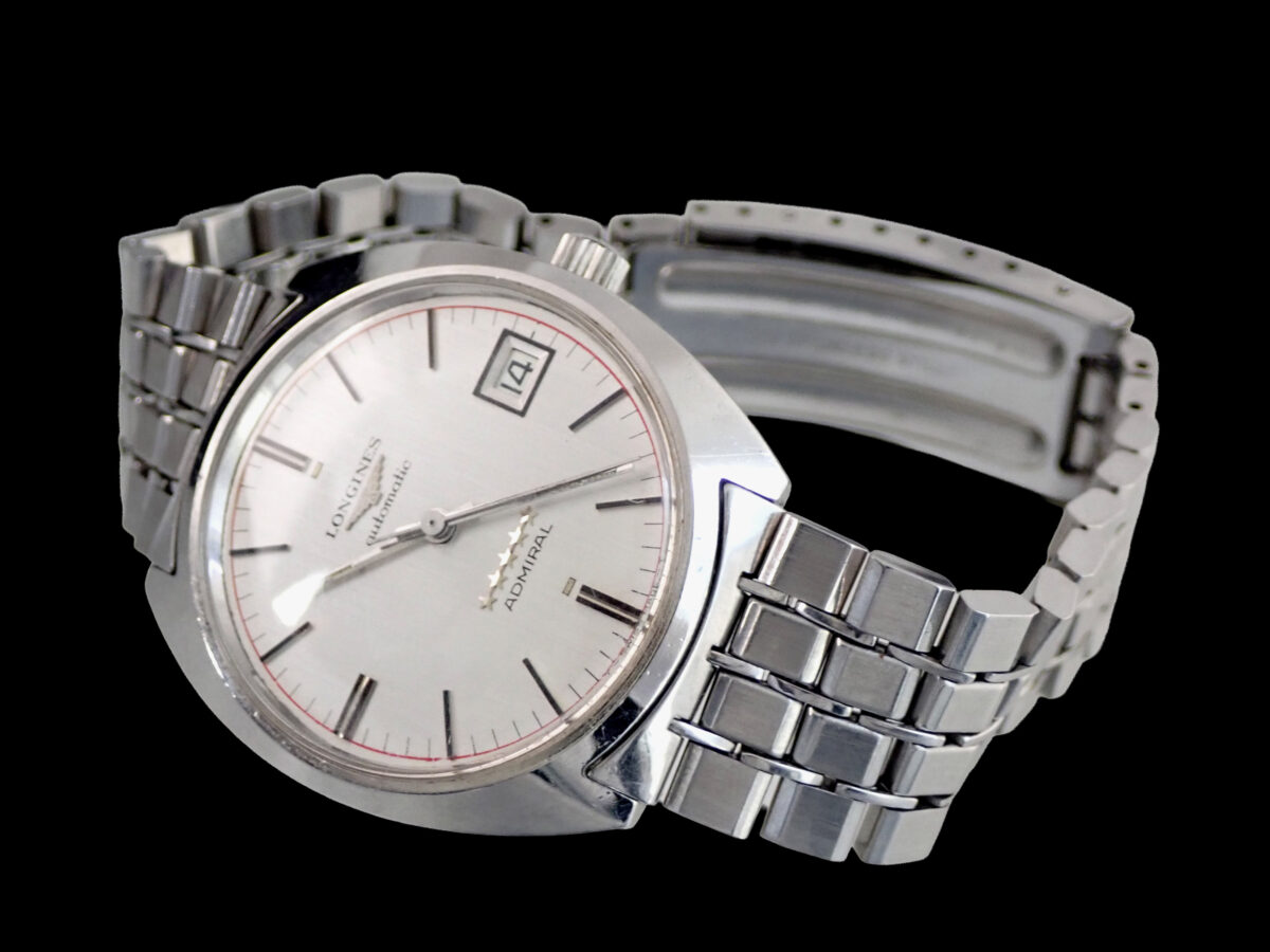 013 LONGINES Admiral 5 Star ロンジン アドミラル ファイブスター Ref.8642 Cal.506 1971年製 シルバー文字盤 純正ブレス付き