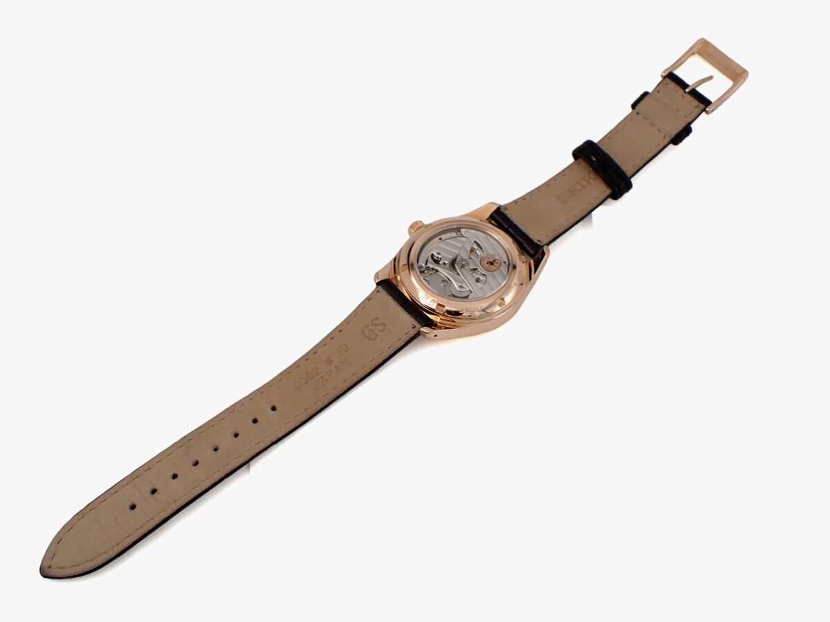 013 Grand Seiko Spring Drive Snowflake Dual Logo Dial グランドセイコー SBGA092 スプリングドライブ Cal.9R15 18Kピンクゴールド 雪白文字盤 旧ロゴ 箱・保証書付き