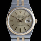 001 ROLEX Oysterquartz Datejust ロレックス オイスタークォーツ デイトジャスト Ref.17013 シャンパン文字盤 1985年製 ギャランティー・日本ロレックス修理明細付き