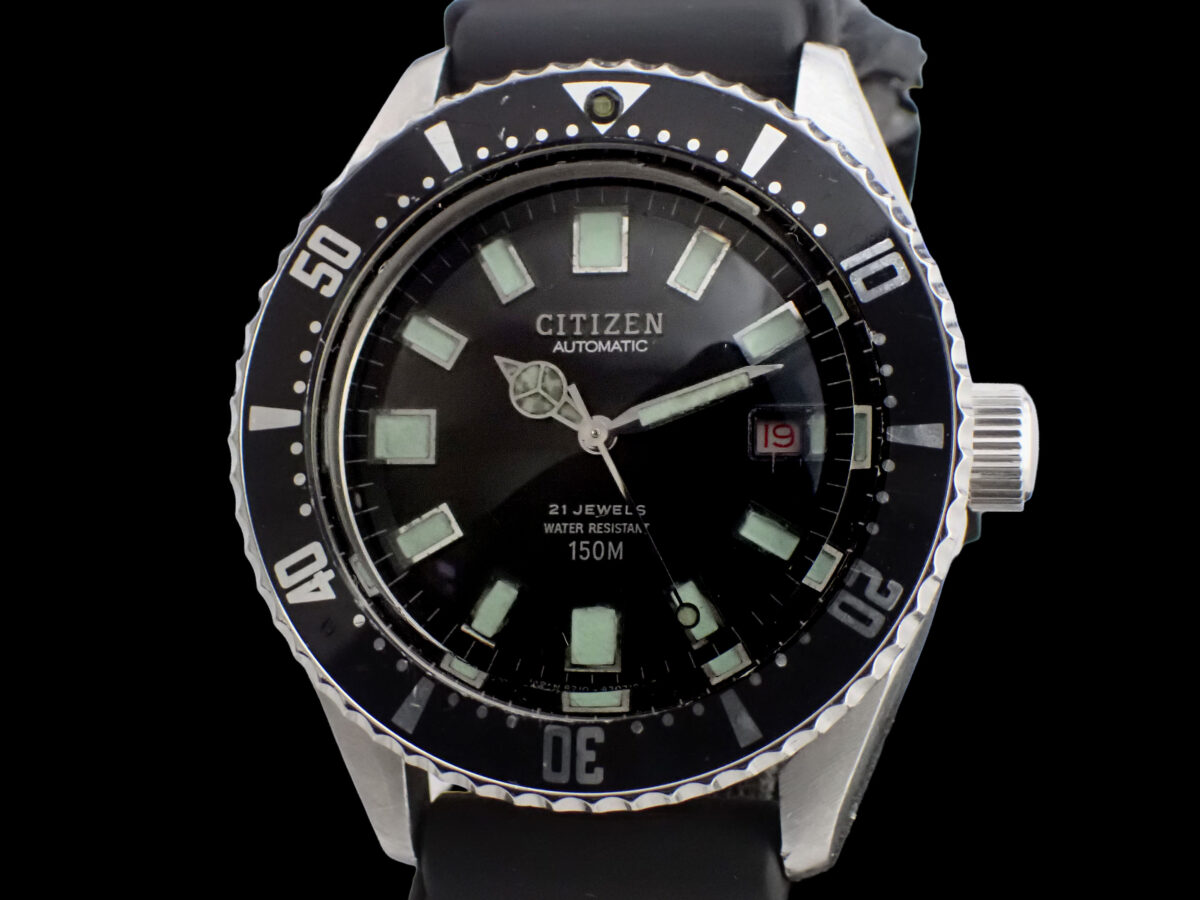 カ*ツ様 レア 極美品 CITIZEN Diver Auto Matic シチズ CITIZEN Challenge Diver 150M シチズン チャレンジダイバー 150M Ref
