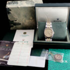 ROLEX Oysterquartz Datejust Ref.17013 ROLEX Oysterquartz Datejust ロレックス オイスタークォーツ デイトジャスト Ref.17013 シャンパン文字盤 1985年製 ギャランティー・日本ロレックス修理明細付き