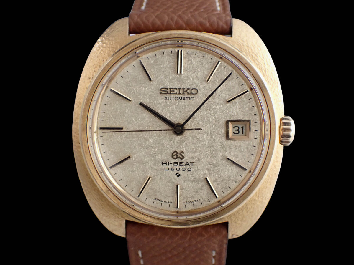 6145-803 SIKO Grand Seiko Hammered-Texture Finish & Starlight Dial グランドセイコー 61GS 6145-8030 1970年製 18金無垢 槌目仕上げ スターライトダイヤル