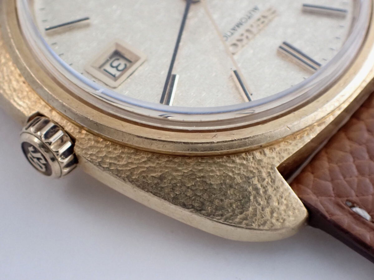 12 SIKO Grand Seiko Hammered-Texture Finish & Starlight Dial グランドセイコー 61GS 6145-8030 1970年製 18金無垢 槌目仕上げ スターライトダイヤル