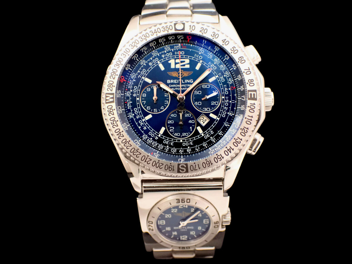 breitling-b2-a42362-utc-01-front BREITLING B-2 UTC Module, Fighter Bracelet ブライトリング B-2 A42362 UTCモジュール付き ファイターブレスレット 自動巻きクロノグラフ