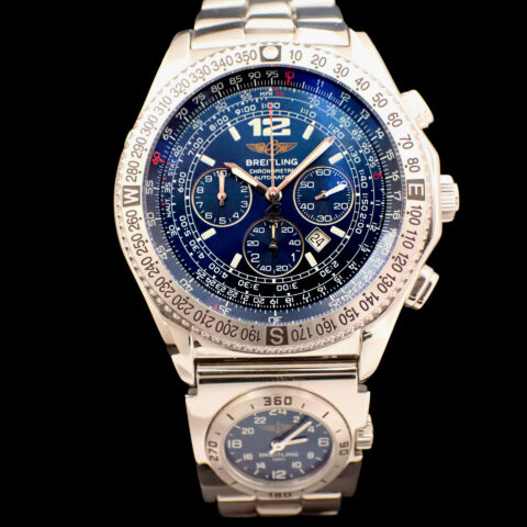 breitling-b2-a42362-utc-01-front BREITLING B-2 UTC Module, Fighter Bracelet ブライトリング B-2 A42362 UTCモジュール付き ファイターブレスレット 自動巻きクロノグラフ