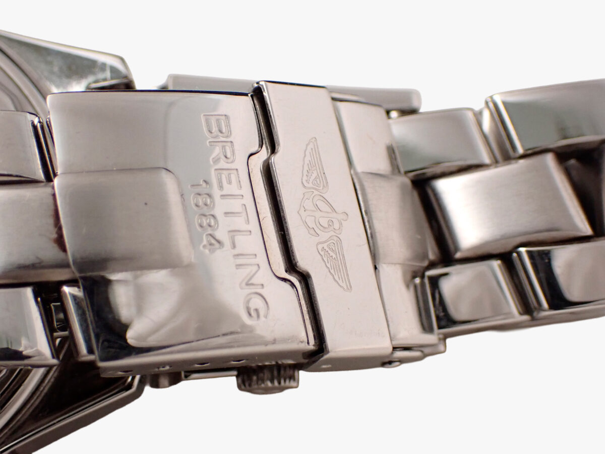 breitling-b2-a42362-utc-10-clasp BREITLING B-2 UTC Module, Fighter Bracelet ブライトリング B-2 A42362 UTCモジュール付き ファイターブレスレット 自動巻きクロノグラフ