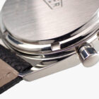 heuer-carrera-cs3111-bc0725-10-case-back-detail HEUER Carrera CS3111.BC0725 – 1996 Re-Edition, Black Dial ホイヤー カレラ CS3111.BC0725 1996年復刻モデル ブラック文字盤 手巻きクロノグラフ ノンポリッシュ BOX・1998年保証書付き