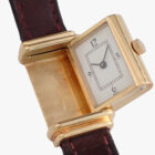 yves-saint-laurent-reverso-09-reversed-dial Yves Saint Laurent Reversible “Reverso“ イヴ・サンローラン レベルソ Ref.2175 1970年代頃 18Kイエローゴールド無垢 リバーシブル 手巻き